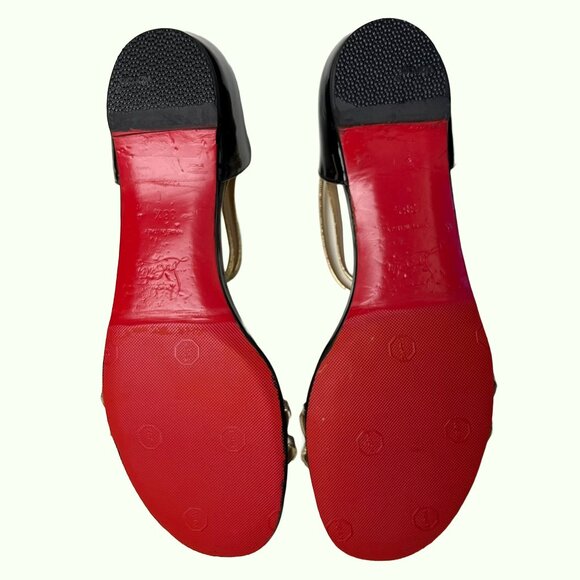 Christian Louboutin Golden Strap Sandals 38.5 EU (8 US) - Picture 2 of 11